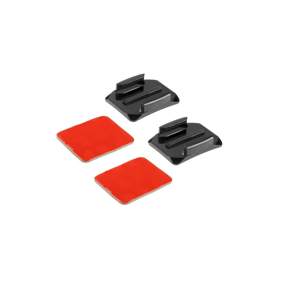 PULUZ Curved Surface Mount 2 Adhesive Mount Sticker for Gopro SJCAM Yi Camera