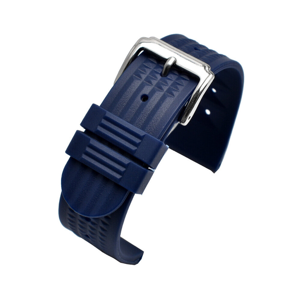 Bakeey 20Mm 22Mm Silicone Watch Band For Seiko Omega Amazfit Watch Blue 6901250894149