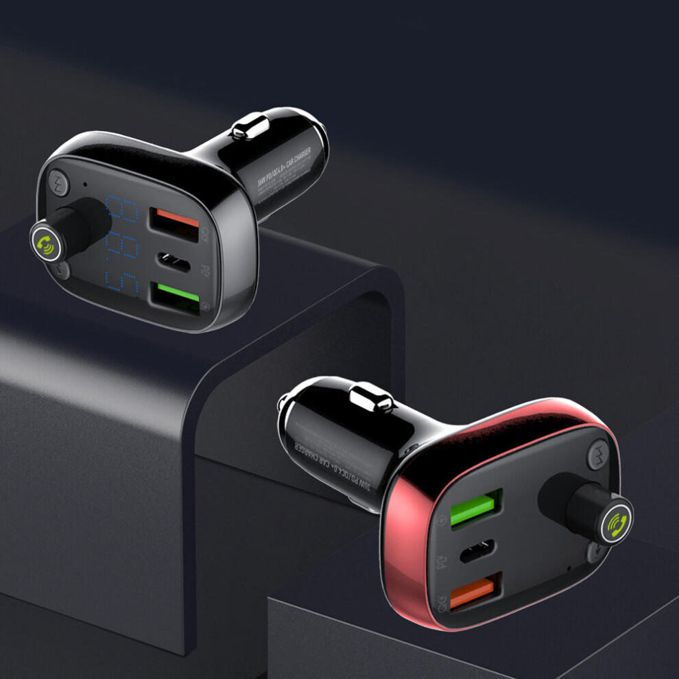 Ldnio Car Bluetooth 5.0 Fm Transmitter Qc4.0+ Pd3.0 Usb C Car Charger Fast Charging For Iphone Xs 11Pro Mi10 Note9s 4131447437725