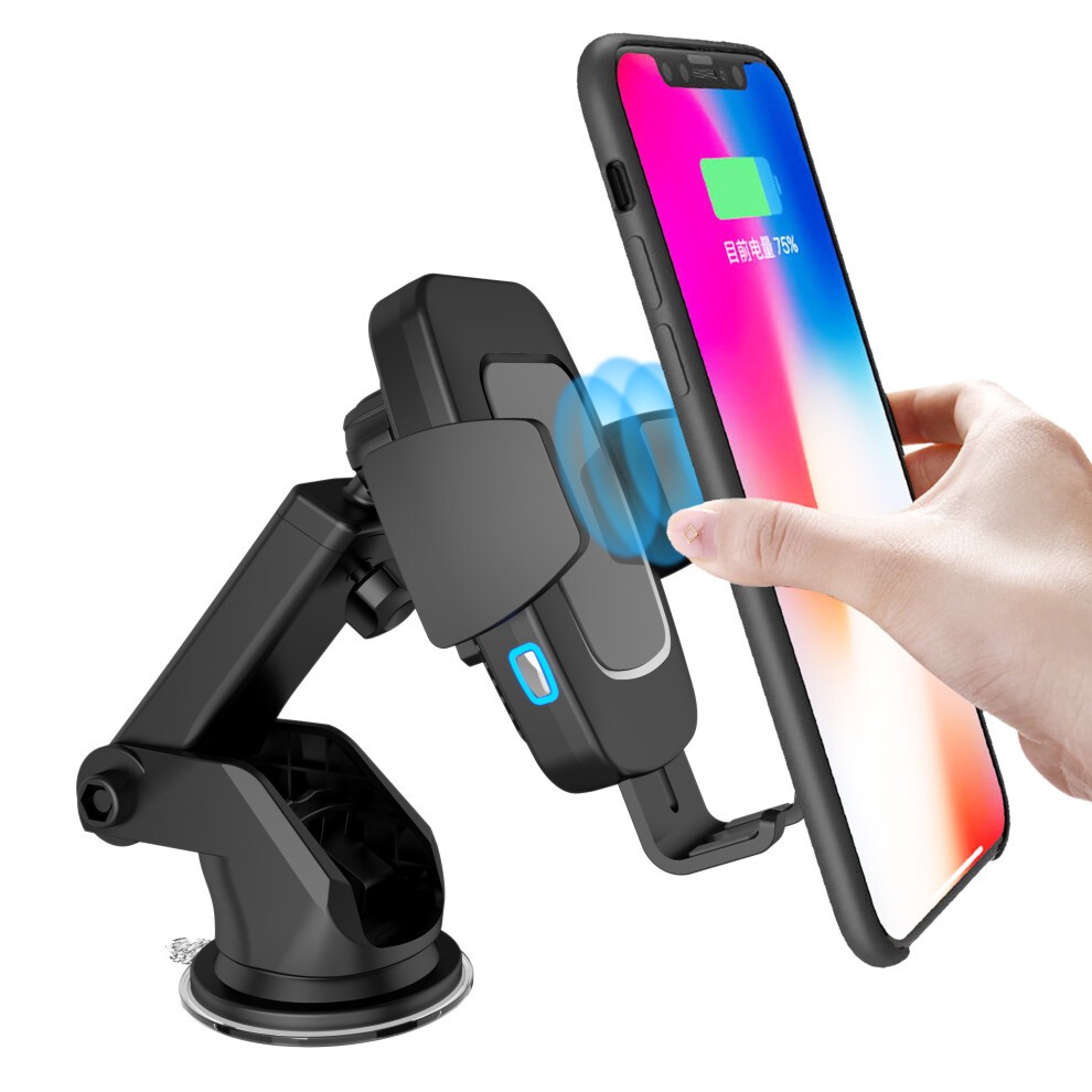 Bakeey Type C 10W Automatic Sensor Qi Wireless Car Charger Mount For Samsung For Iphone 193571006523