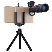 Apexel APL T18XZJ 18X Telescope Zoom Lens with Mini Desktop Tripod Phone Clip