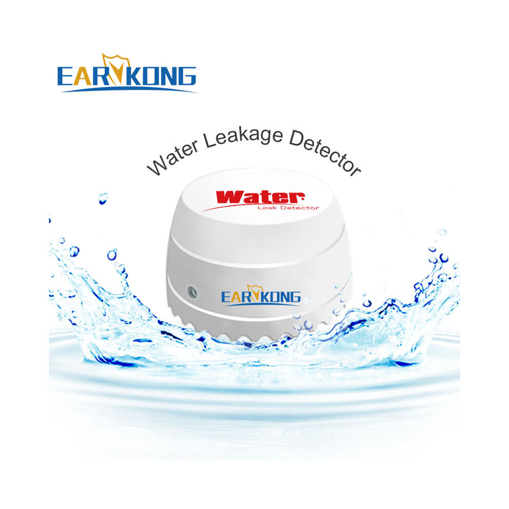 Earykong 433Mhz Wireless Water Leakage Detector Water Sensor Alarm Intrusion Detector For Home Security Wifi Gsm Alarm System 6901249947948