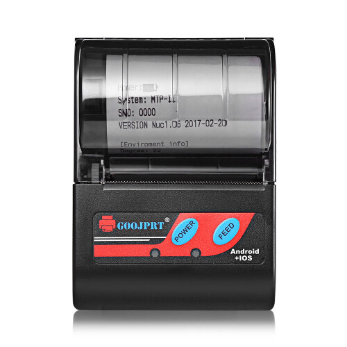 GOOJPRT MTP II Portable 58mm bluetooth Thermal Label Receipt Printer bluetooth Printer for Windows IOS Android 1