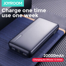 JOYROOM Powerbank 20000mAh LED-display 2 USB-voeding met Micro USB Type C-ingang Snelladen voor iPhone XS 11Pro Huawei P30 P40 Pro Xiaomi Mi10 On
