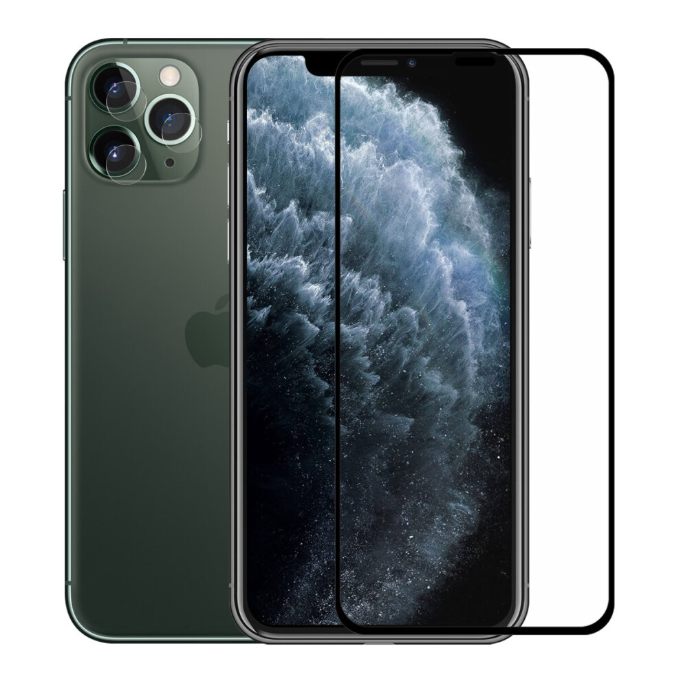 Enkay Full Glue Tempered Glass Screen Protector + Rear Camera Lens Protector For Iphone 11 Pro 5.8 Inch 885126406147