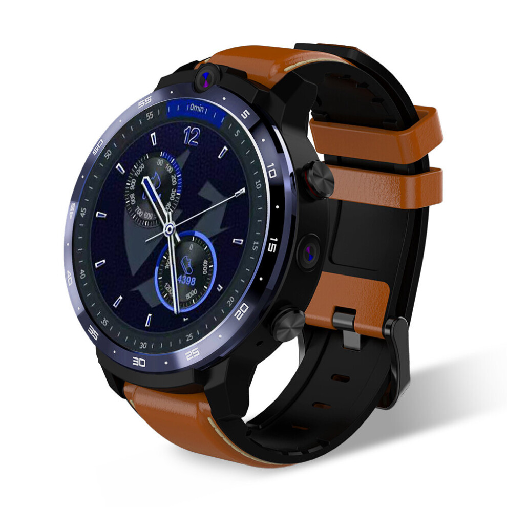 [4G+64G]LEMFO LEM12 Pro Android 10.0 Face Unlock 1.6 Inch HD Screen 4G Watch Phone Dual Camera Play Store Customized Watch Face Smart Watch