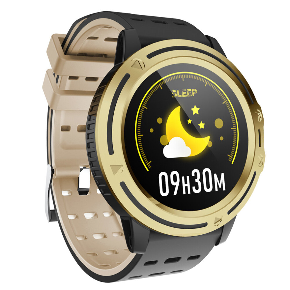 Xanes V5 Full Touch Screen Waterproof Smart Watch Call Rejection Sports Fitness Bracelet Red/Grey/Yellow 3345536200218