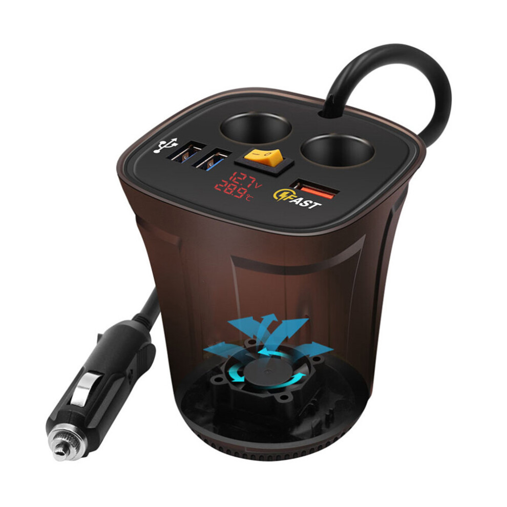 Bakeey 60W 3 In 1 Fast Charging Usb Car Charger For Iphone Xs 11Pro Huawei P30 Pro Mate 30 Pro Xiaomi Mi10 Redmi K30 S20 5G 6900060287936