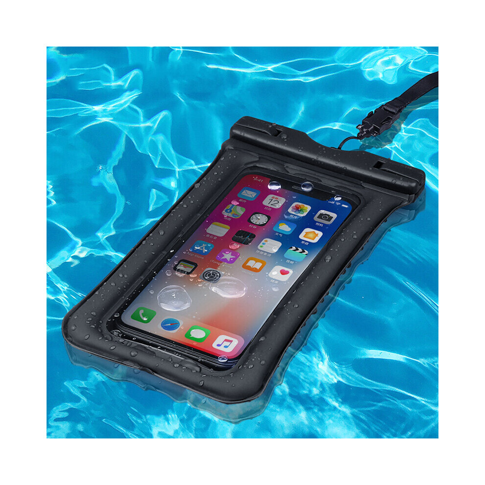 Kuulaa Ipx8 Waterproof Phone Pouch Air Cushion Anti Explosion Screen Touch Underwater Swimming Diving Phone Bag For Iphone Huawei Xiaomi Below 6 Inch 6900062890905