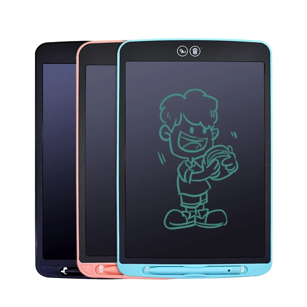12 Inch Lcd Writing Tablet With Pen Partially Electronic Digital Erasing Drawing Board Portable Monochrome Font Handwriting Pad 791357279019