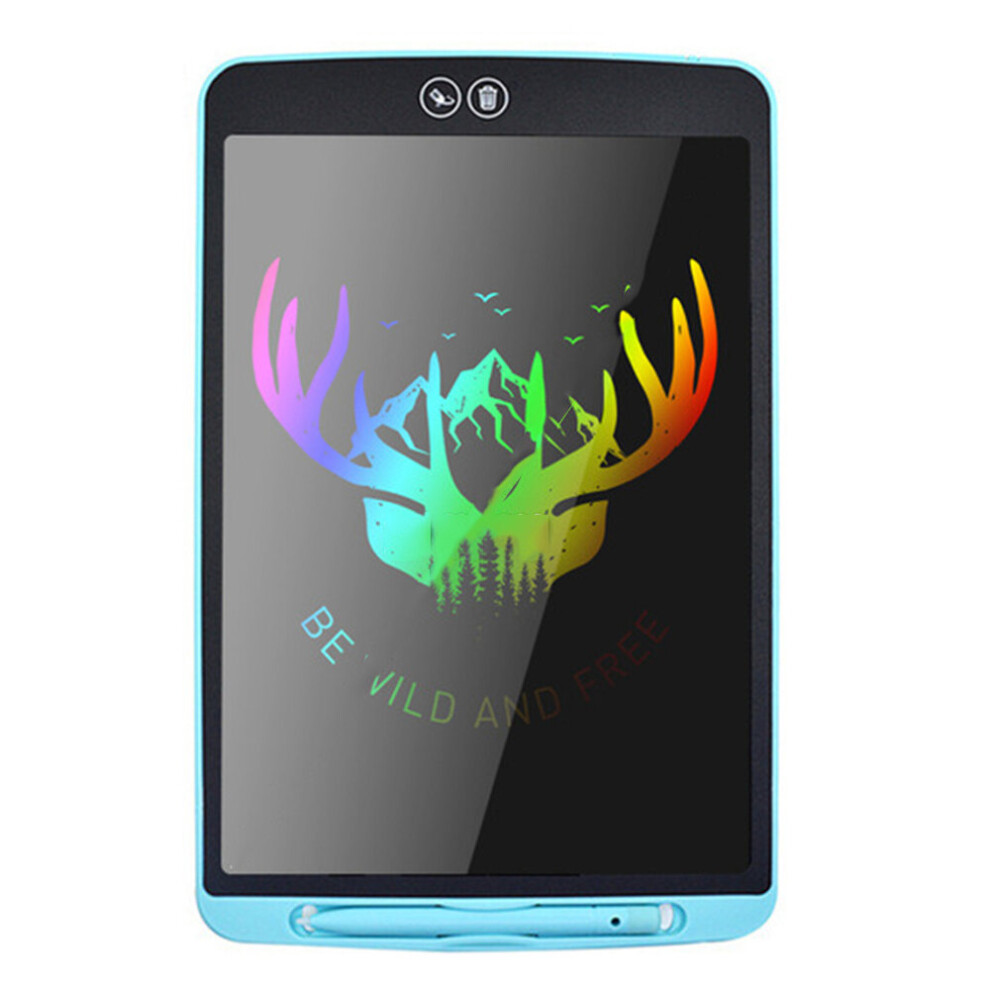 12 Inch Lcd Writing Tablet With Pen Partially Erasure Electronic Digital Drawing Board Portable Color Font Handwriting Pad 791345351659