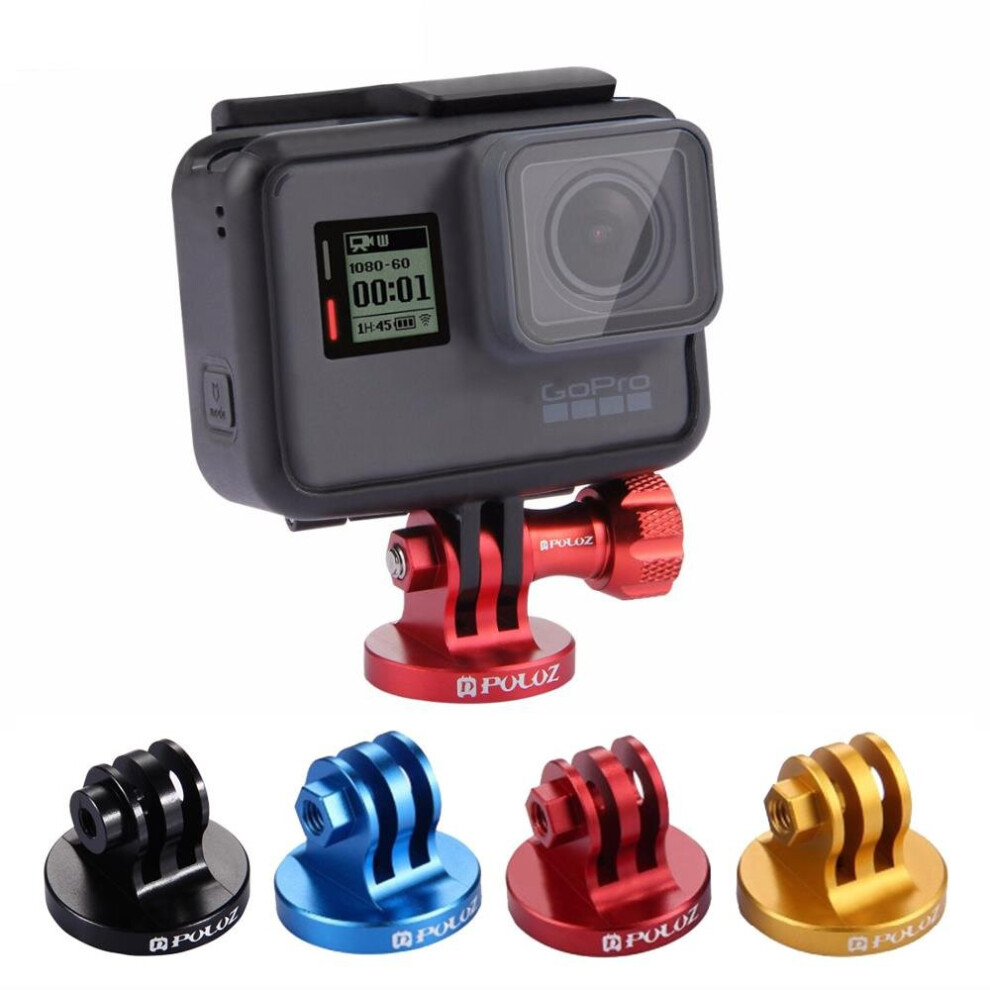 Puluz Pu145 Aluminum Tripod Mount Adapter For Gopro Hero6 5 4 3 3+ 2 1 Xiaoyi Action Cameras 607467265999