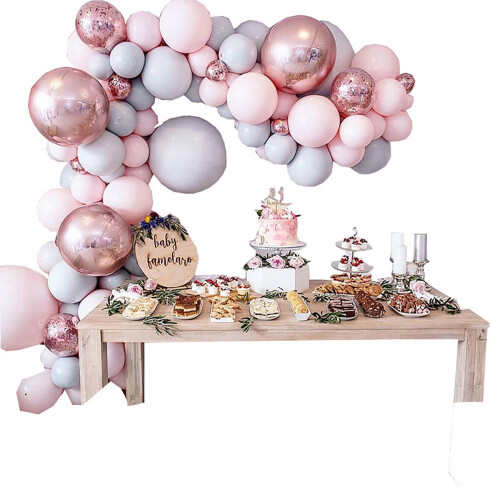 Macaron Balloons Set Garland Confetti Arch Balloons for Birthday Wedding Baby Shower Anniversary Party Decoration