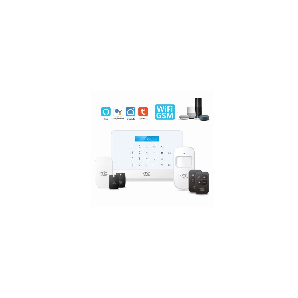 Bakeey S6 Tuya Gsm&Wifi Wireless Smart Home Security Alarm System Smart Home Kits Voice Control Work With Alexa 6906668986226