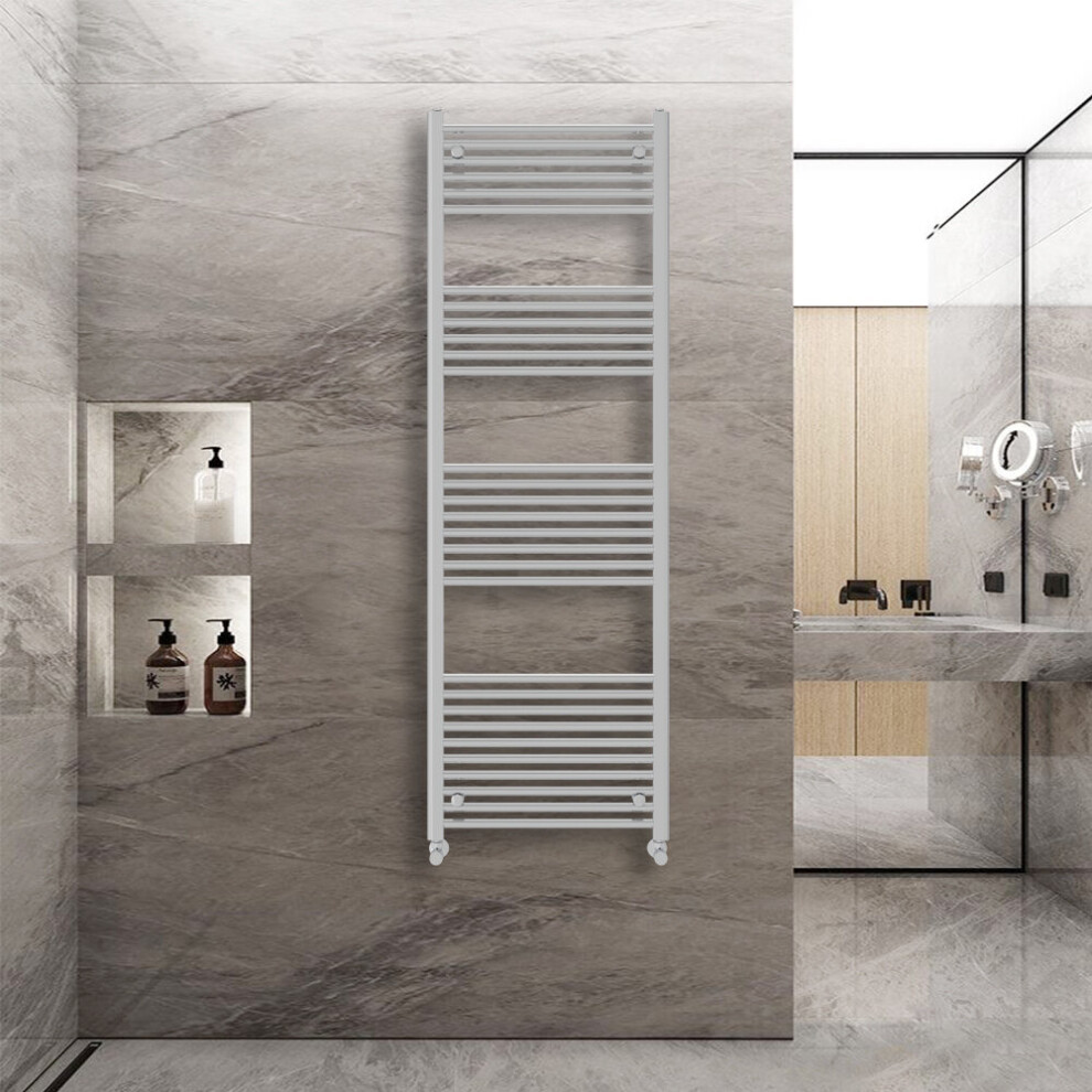 (1800x600mm) Warmehaus Straight Heated Towel Rail Central Heating for Bathroom Kitchen Radiator Ladder Chrome