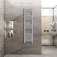 (1600x400mm) Warmehaus Straight Heated Towel Rail Central Heating for Bathroom Kitchen Radiator Ladder Chrome