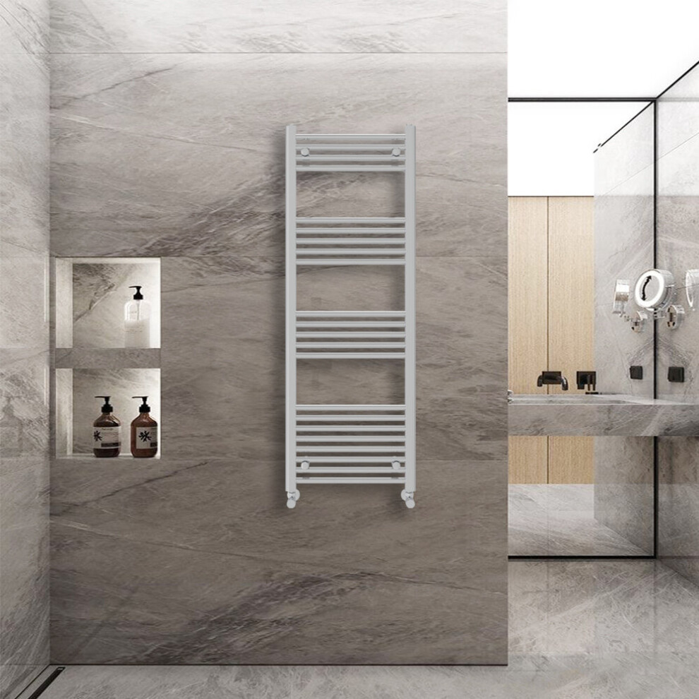 Warmehaus (1400X500mm) Straight Heated Towel Rail Central Heating For Bathroom Kitchen Radiator Ladder Chrome