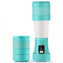 Portable Blender, Personal Size Blender for Shakes and Smoothies,BPA-Free Portable Blenders with 6 Blades and USB Rechargeable, Mixer Cup(blue)