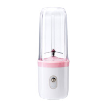 Portable Blender, Personal Blender, 350ml Mini Size Juicer Cup, Blender for Shakes and Smoothies, USB Rechargeable with Six Blades(Pink)