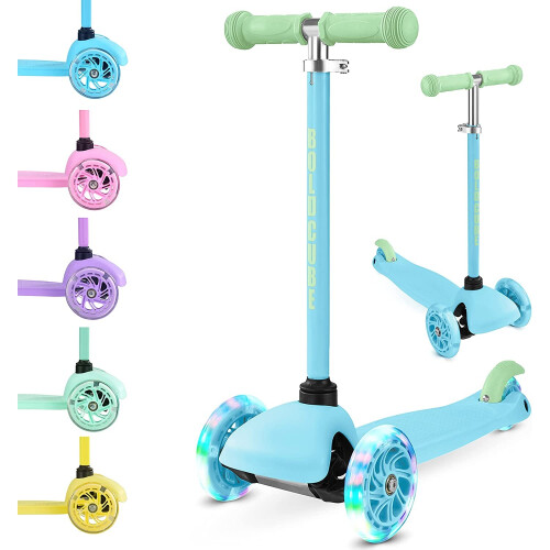 Kids 3 Wheel Scooter Age 26 Years Old Height Adjustable Toddler 3