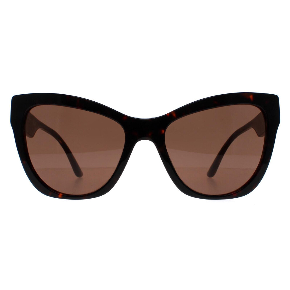 Versace Women's Brown Cat Eye Havana Dark Ve4417u - Image 2