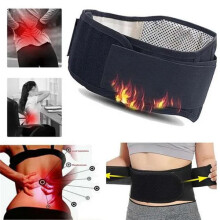 (L) Adjustable Waist Self Heating Magnetic Therapy Back Support Brace