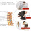 (S) Adjustable Waist Self Heating Magnetic Therapy Back Support Brace 5