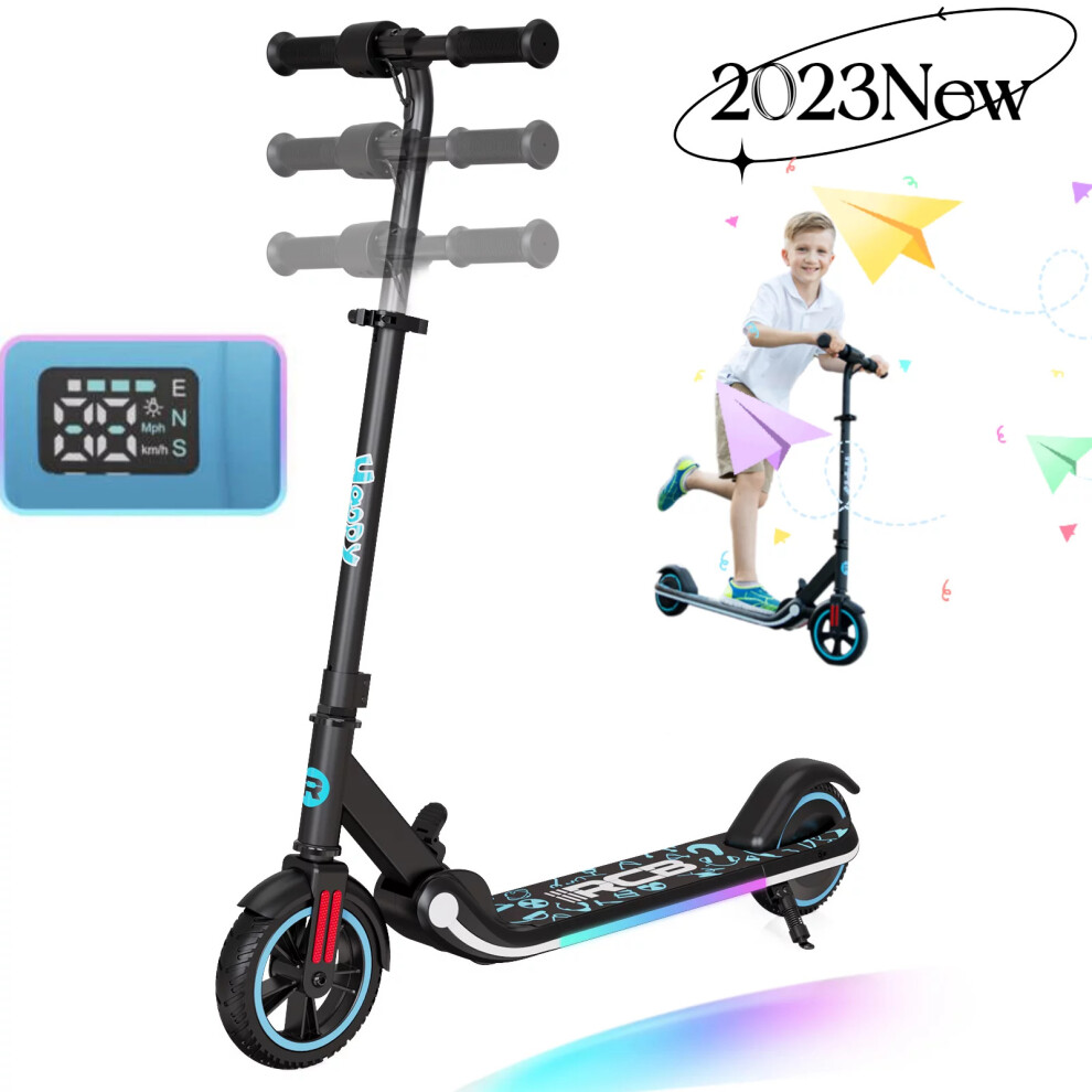 (RCB Electric Scooter for Kids e-Scooter with LED display Foldable Kids Electric Scooter, Gift Toys for Kids) R11 Electric Scooter for Kids Gifts