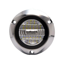 Lumitec LUM101591 12-24V Seablaze X2 Spectrum RGBW LED Surface Mount Polished Housing Underwater Light