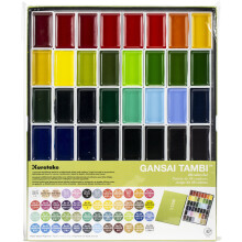 Kuretake Gansai Tambi 48 Color Set-Assorted Colors MC2048V