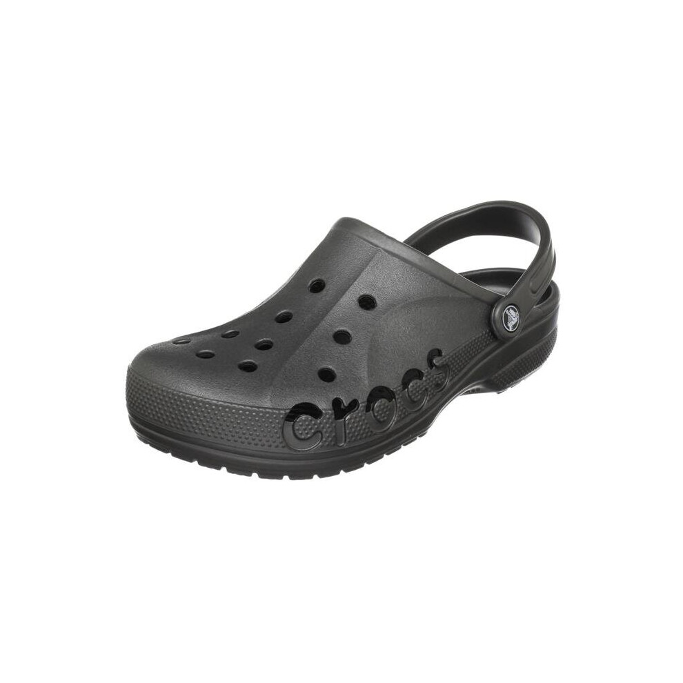 Crocs 10126-014-M9W11 Unisex Baya Clog Slipper, Graphite - Mens Size 9 & Womens Size 11