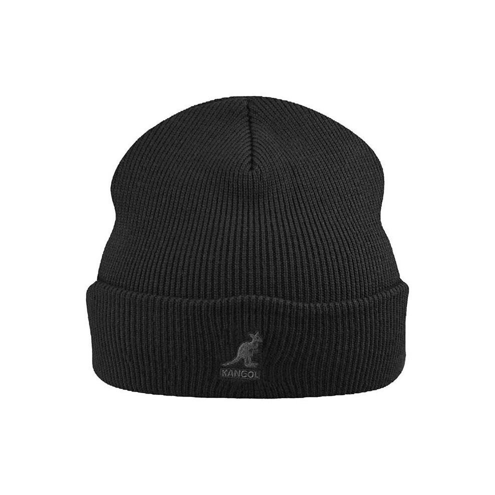 Kangol 2978BC-BB001-1SFM Acrylic Cuff Pull On Hat For Unisex, Black - One Size