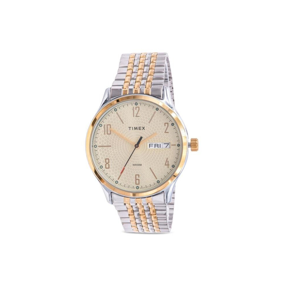 Timex TW2T47700 Two-Tone Mens Watch, Stainless Steel