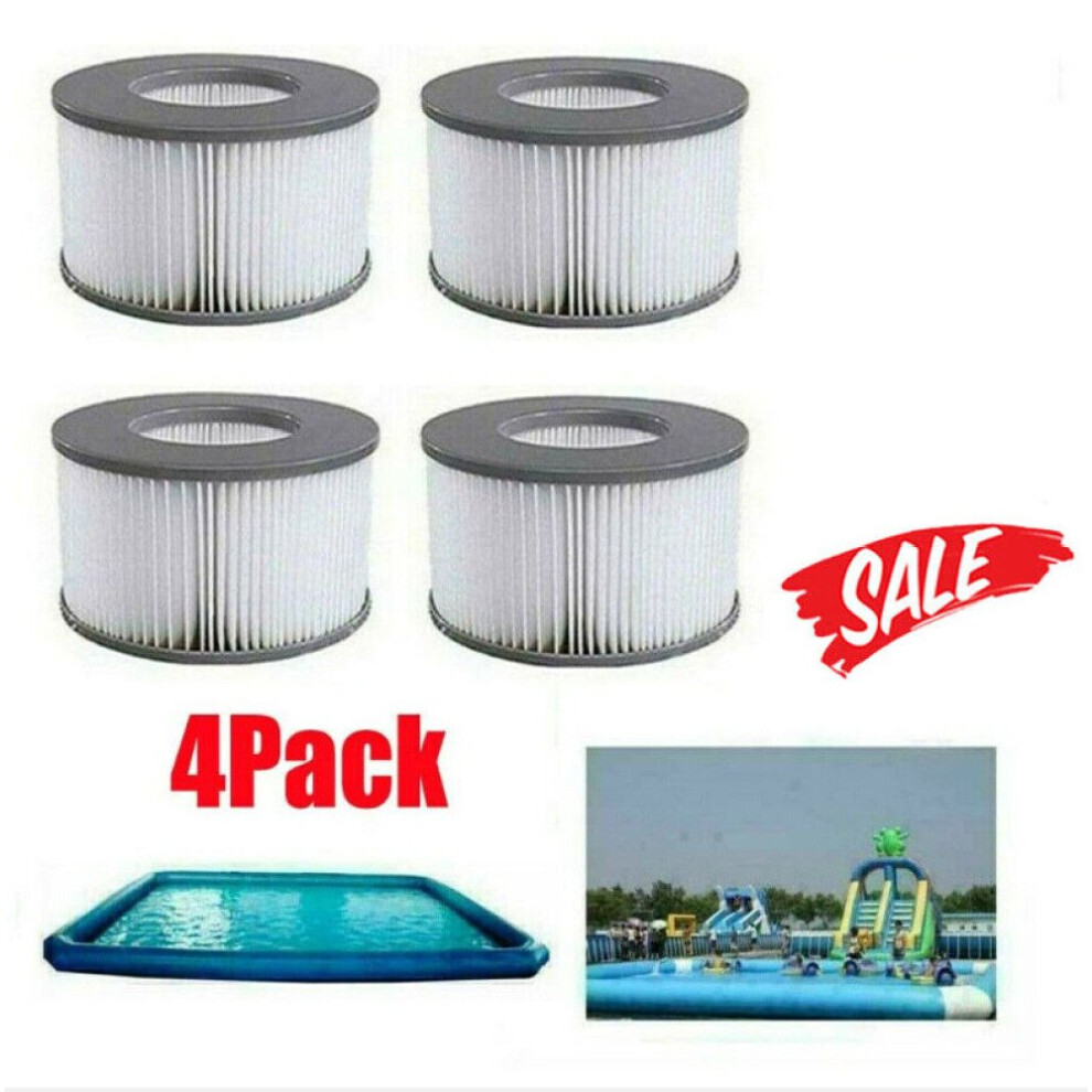 4Pcs Hot Tub Filters for MSpa Inflatable Pools Filter Cartridge Pump