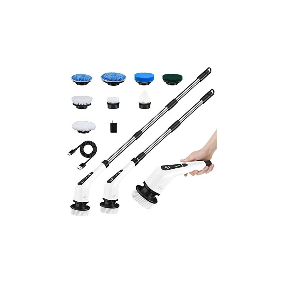 OPENED BOX Leebein 2022 New Cordless Cleaning Brush Electric Spin Scrubber-image-OPC-PBPN9W9-NEW