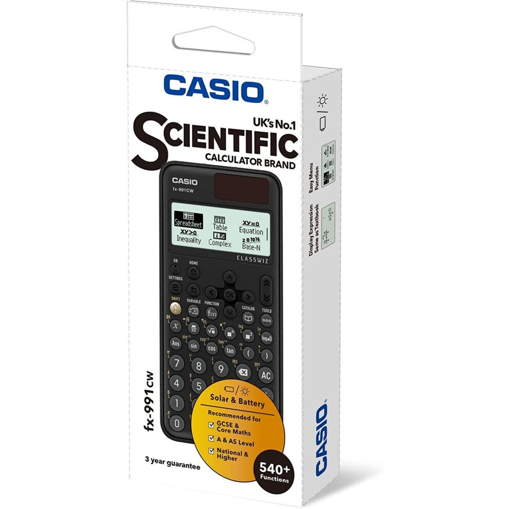 casio calculator black