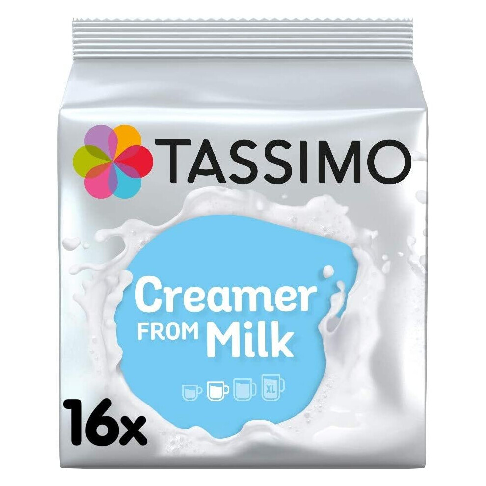 Tassimo Milk Creamer Pods x16 (Pack of 5, Total 80 Drinks)