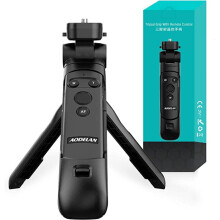 AODELAN Mini Camera Tripod, Handle Shooting Grip Tripod with BR-E1B Shutter