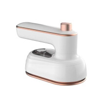(White, UK) New Steam Mini Iron Portable Professional Handheld Steam Hanging Machine Ironing