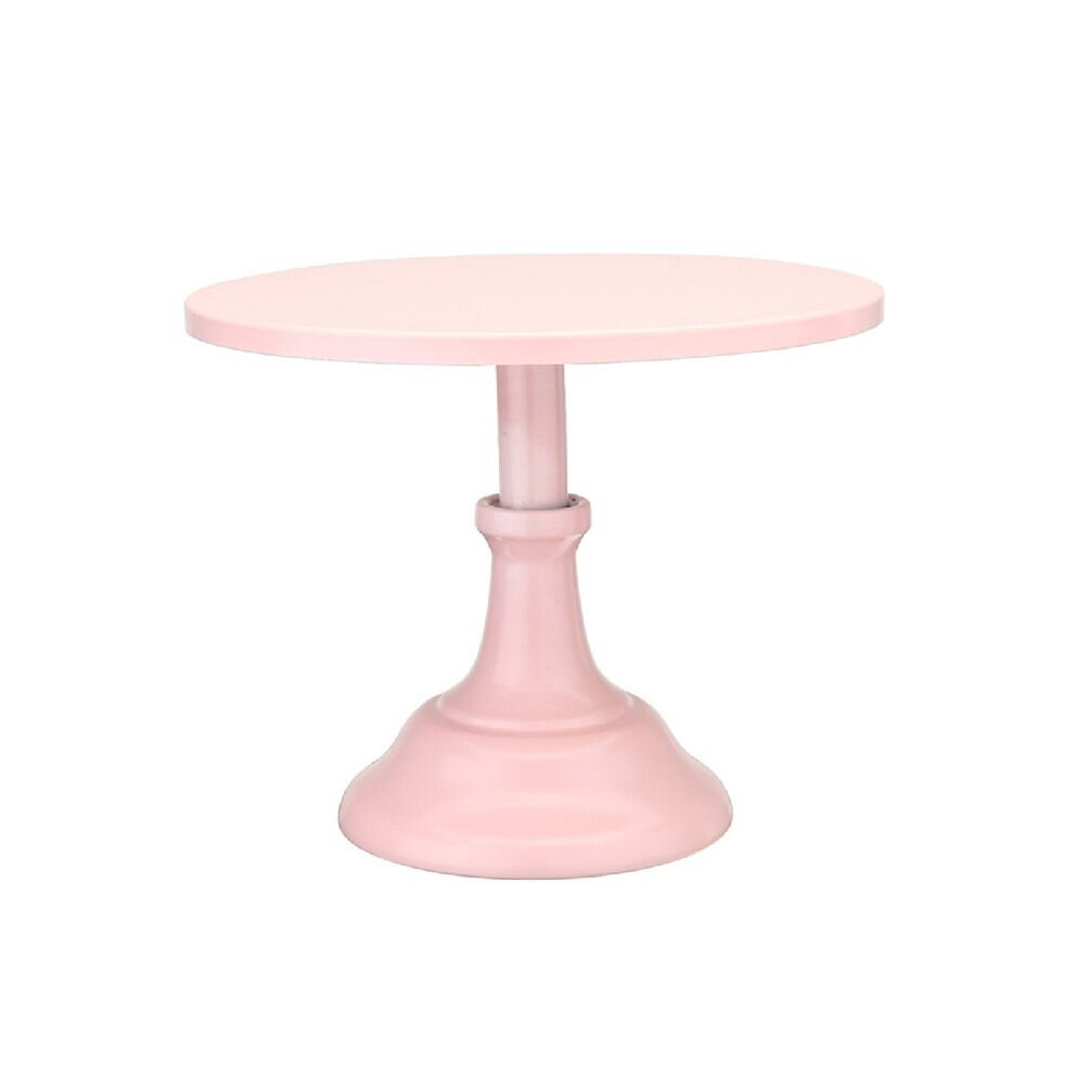 (Pink, L) Cake Stand Pedestal Dessert Round Holder Wedding Party Birthday Decor Display