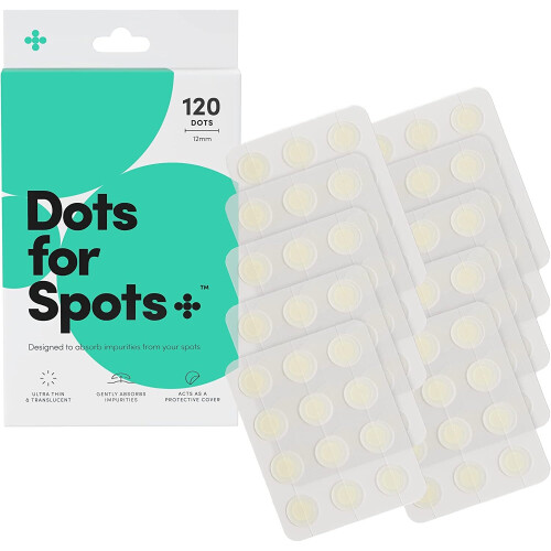 Dots for Spots Acne Patches Pack of 24 Translucent Hydrocolloid