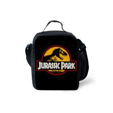 (Jurassic Park) Lunch Bag Dinosaur Thermal Insulated Cooler Student Bag Picnic