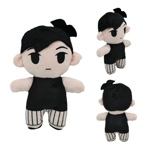 Omori Sunny Game Peripheral Plush Toy Blackhaired Villain Doll Childrens  Toys