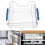 Living And Home (400mm, 1pcs) Metal Sliding Kitchen Cabinet Pull Out Wire Basket Organizer 1