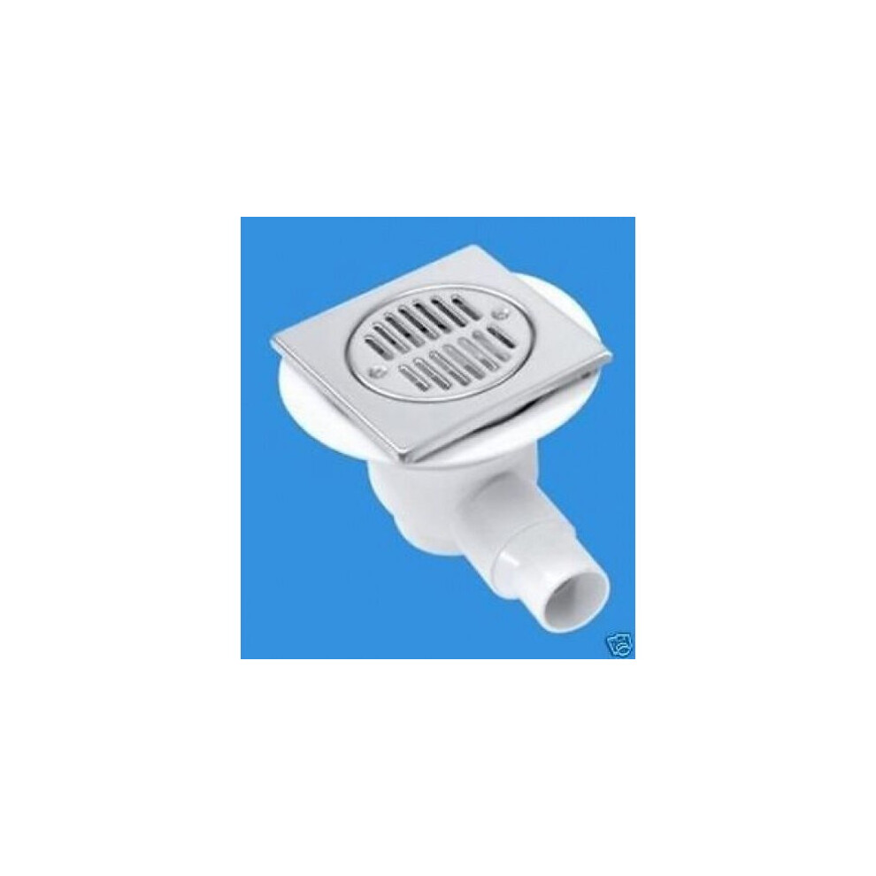 Mcalpine Tsg1t6ss 75Mm Seal Trapped Shower Trap Waste Gulley For Tiled Wet Floor