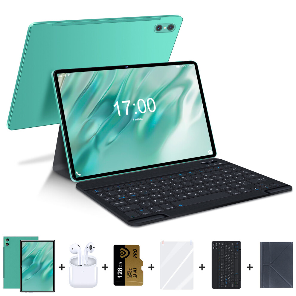 (Green) Wuxian A80 10.1'' Android Tablet Pc 8+128Gb Wifi Green 731551642417