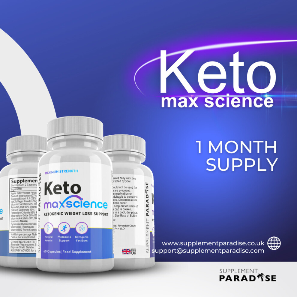 Keto Max Science Ketogenic Weight Loss 60 Caps Supplement