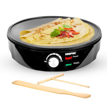 Geepas 1000W Pancake & Crepe Maker Electric Non-Stick Cooking Plate