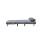 Comfy Living (Grey) Sofa Bed Chair Velvet Fabric Sleeper Chair 2