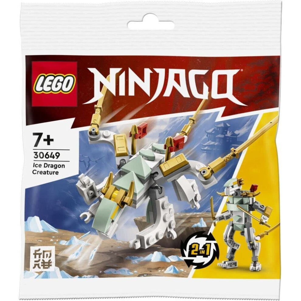 LEGO NINJAGO Ice Dragon Creature Polybag Set 30649